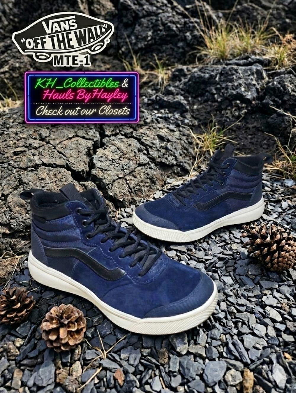 Vans UltraRange EXO Hi MTE-1 Navy Blue Winter Boots Men’s 8.5 / Women’s 10